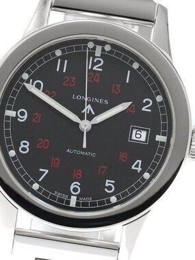 LONGINES Heritage Military L2.832.4 Date black Dial Automatic Men's Watch_970732